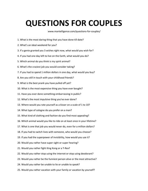 communication dating questions